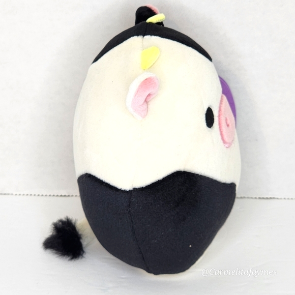 🐣 CONNOR 🐄 Cow w Blue Flower Easter 2024 Original Squishmallow ☆ NWT ☆ - Picture 6 of 8